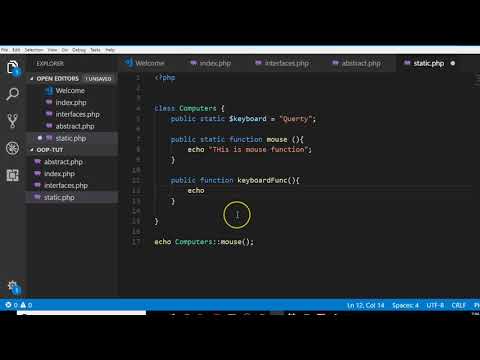 OOP tutorial   16   static members and methods