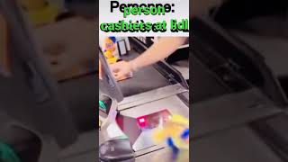 PERSON CASHIERS AT LIDL. Video#Shorts