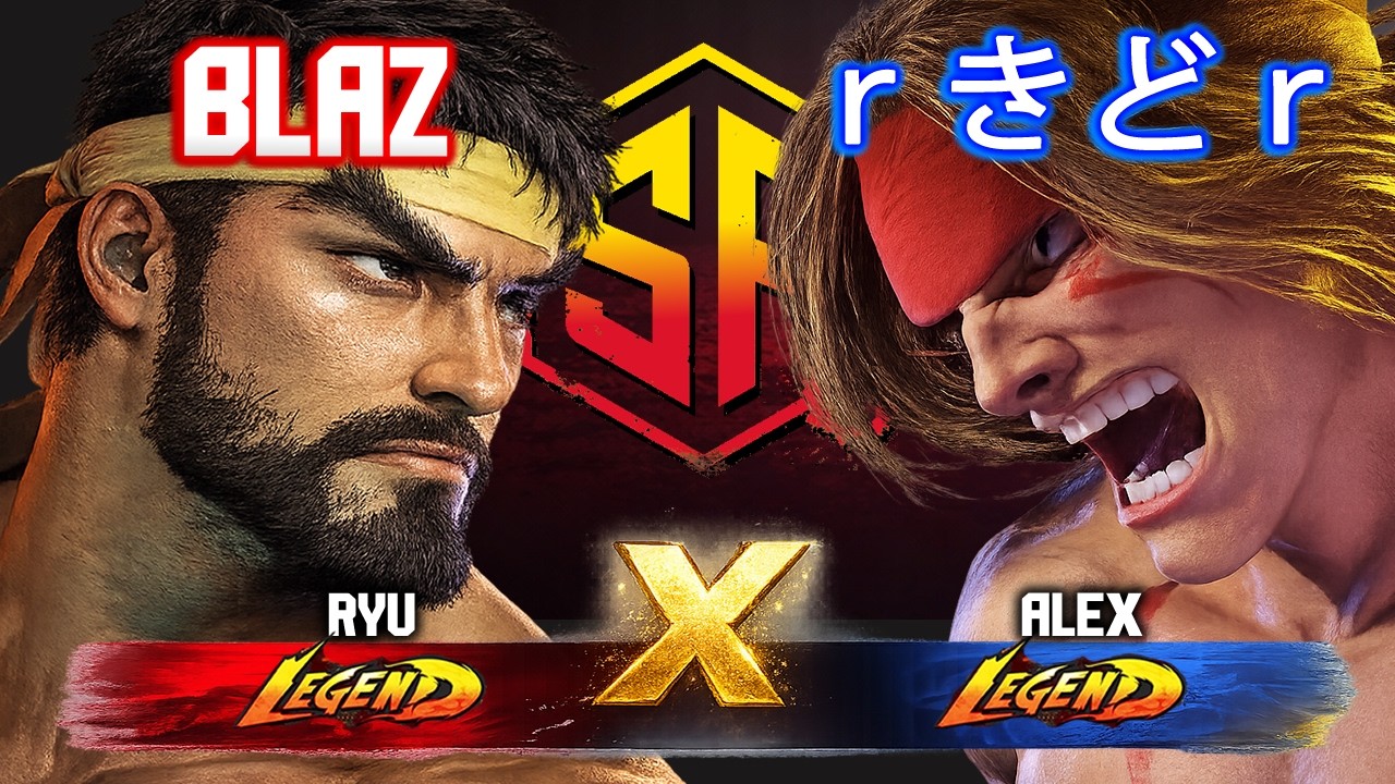 🔥 SF6 — Ryu (BLAZ vs rきどr) Alex🔥 Street Fighter 6 High Level