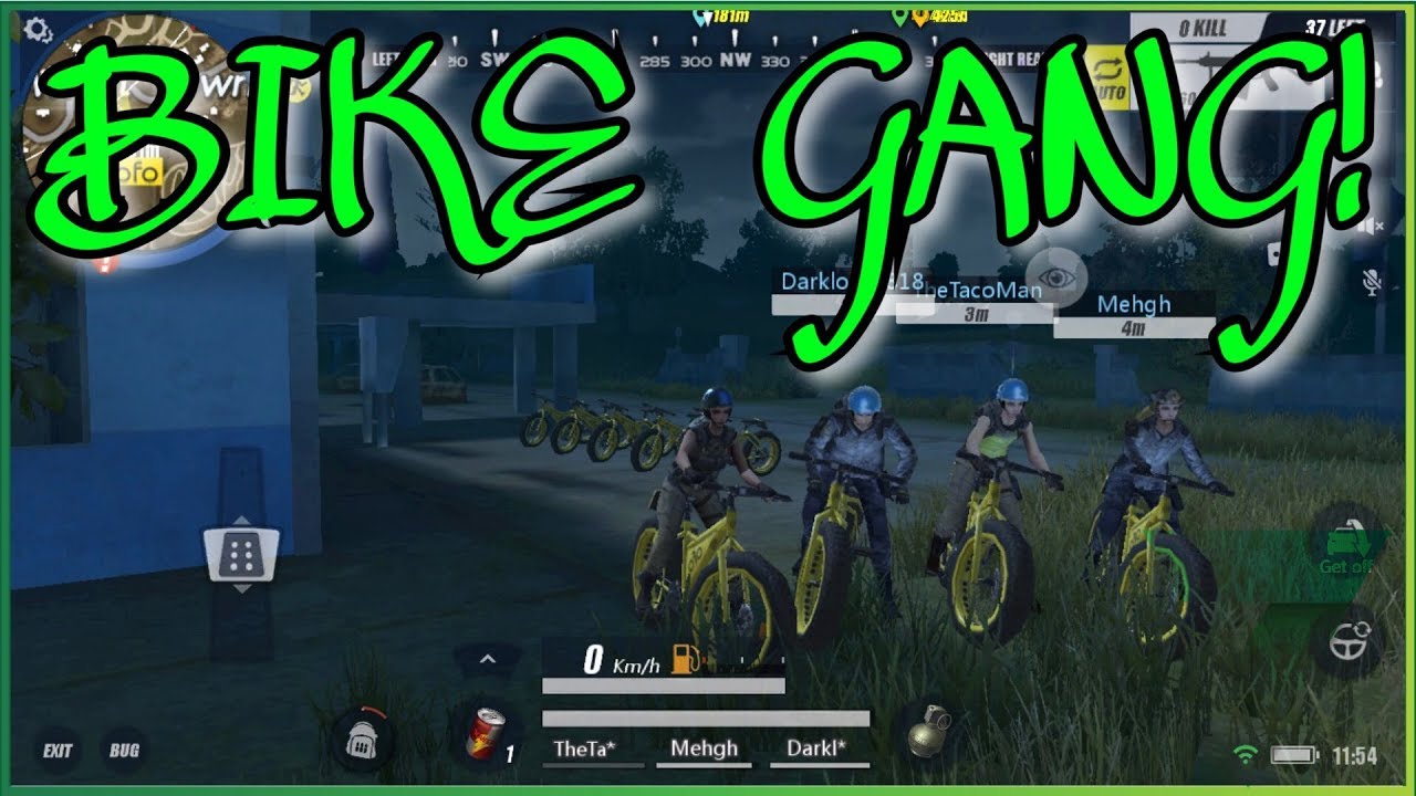 RULES OF SURVIVAL BIKE GANG! Subscribers Squads