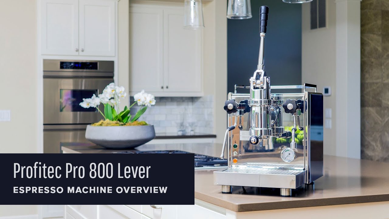 Profitec Pro 800 Lever Espresso Machine Overview Video from Clive Coffee