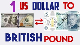 Rate British Pound to Us Dollar