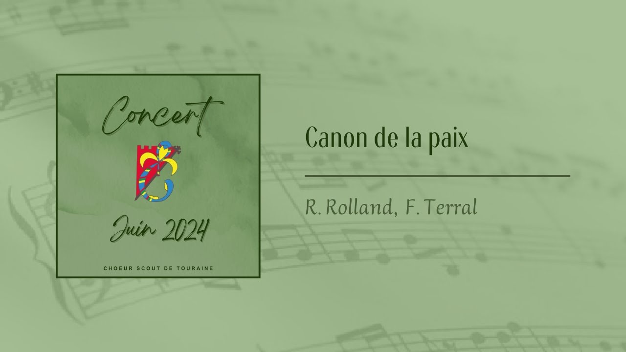 Canon de la paix - YouTube