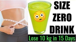 Size Zero Drink | Vitamin C Drink for Weight Loss | Lose 10 Kg in 15 Days | 100 % Effective