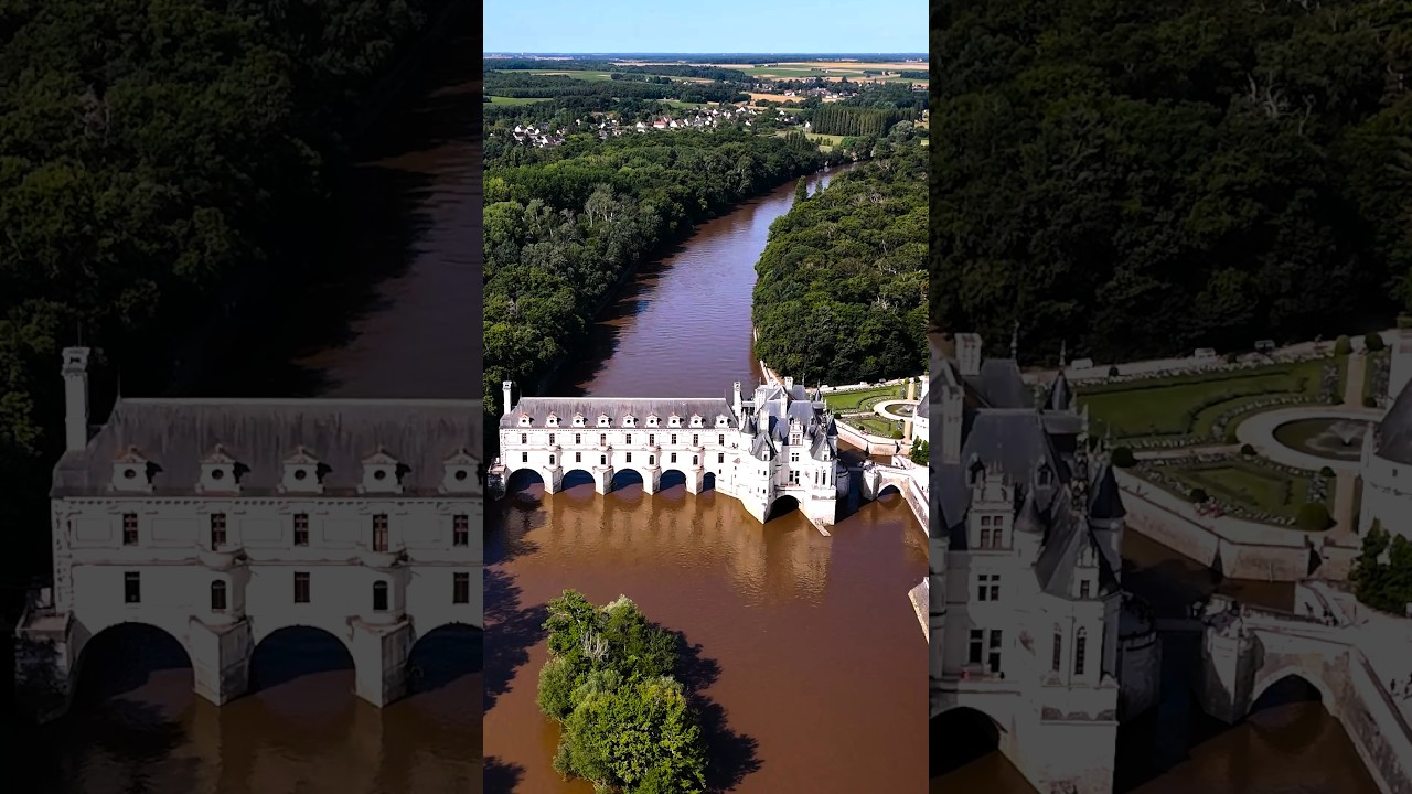 Chenonceau Castle 🏰 | France’s Dreamlike Château Over Water 💫🇫🇷 