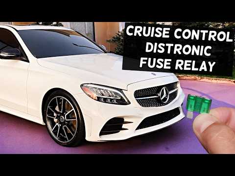 MERCEDES W205 Cruise Control Distronic Fuse Relay Location C300 C400 C450 C43 C63 C250 C200 C180 C16