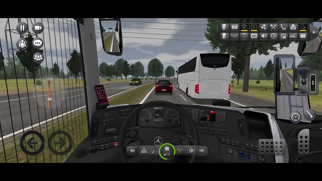 Mercedes Benz travego 16 shd 2024 black | Bus simulator ultimate