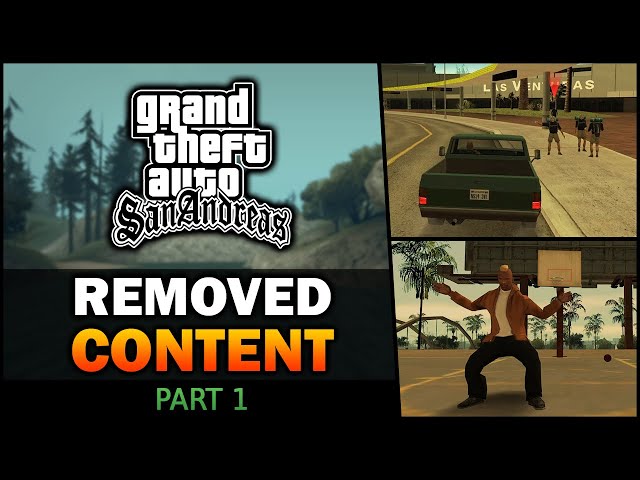 GTA SA - Removed Content [Part 1] - Feat. BadgerGoodger class=