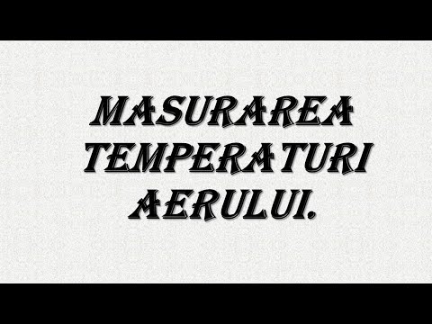 Video: Cum Se Găsește Temperatura Aerului La Presiune Constantă