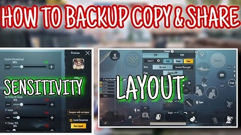 HOW TO BACKUP PUBG CONTROL SETTINGS🔥 COPY&SHARE LAYOUT AND SENSITIVITY IN PUBG MOBILE 🔥876BROGAD