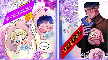 He gave birth to twin shark babies  | Yaoi Manga  |BL Manhua | Boys love💕explained in Hindi #manhwa
