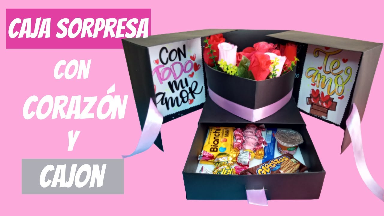 Cajas personalizadas  Como hacer cajas sorpresa, Caja para mi novio,  Regalos creativos