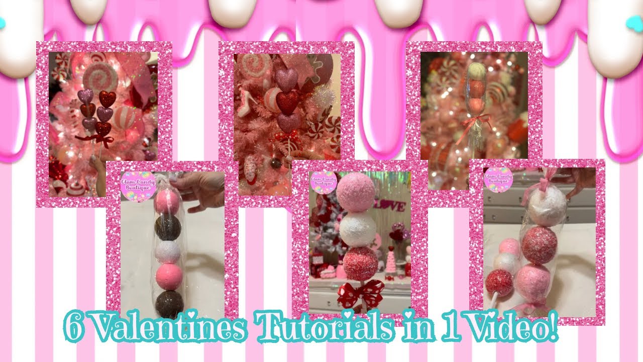 6 Valentines Tutorials in 1 Video! Simple Beginner- Friendly Fake