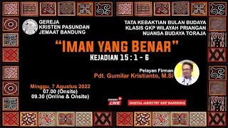 [LIVE]Kebaktian Minggu GKP Bandung, 7 Agustus 2022 pkl. 09.30 - Pdt. Gumilar Kristianto, M.Si.