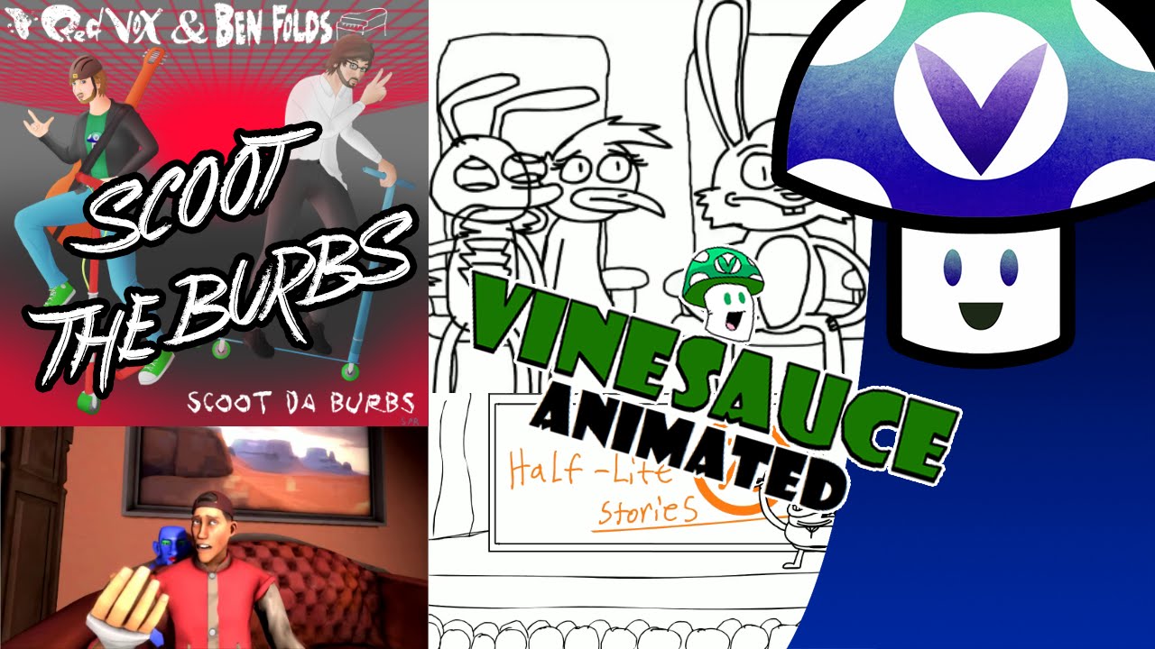 [Vinesauce] Vinny Scoot the Burbs and Vinesauce Animated YouTube