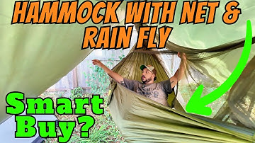 Miztli Camping Hammock with Net and Rain Fly