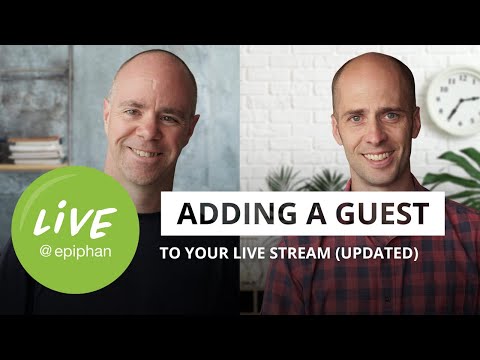 How to add a guest to your live stream (UPDATED)