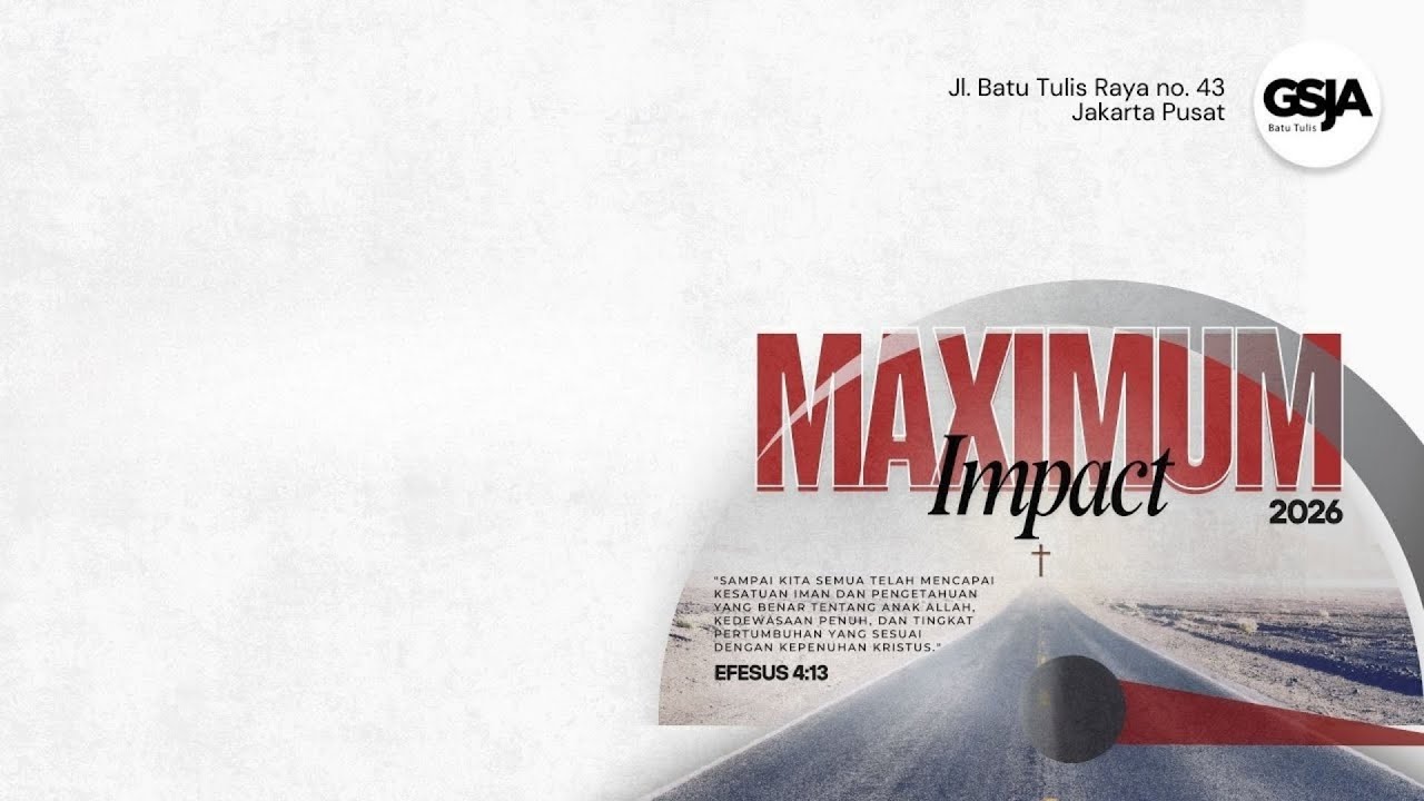 Ibadah Raya 07:30 AM - GSJA Batu Tulis Jakarta - 25 Jan 26