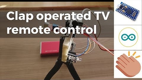 Control your TV by Arduino and clap (Arduino, Pro Micro, ATMEGA32U4, infra diode, microphone)