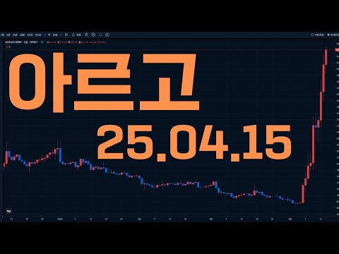 <strong>4월15일</strong> 아르고코인 지금 위치에서 저항받을 확률 높습니다.
