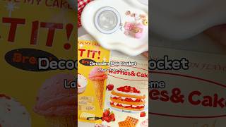 Decoden Pop socket Labubu Strawberry Theme#decoden #handmade#popsocket #asmr #labubu #asmr #popmart