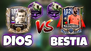 ¿CON CUAL NOS QUEDAMOS EN EL EQUIPO TITULAR?RUI PATRICIO VS YASHIN FIFA MOBILE 21