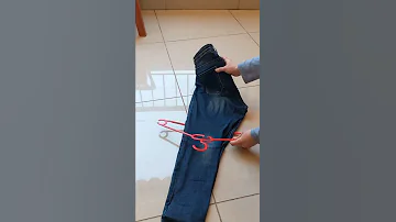 طريقة تعليق البنطلون 