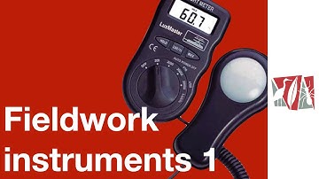 Fieldwork instruments part 1: Air temp, Humidity, Wind speed, Light intensity