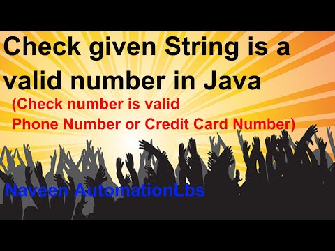 Video: Hoe controleer je of een string een geheel getal is in Java?