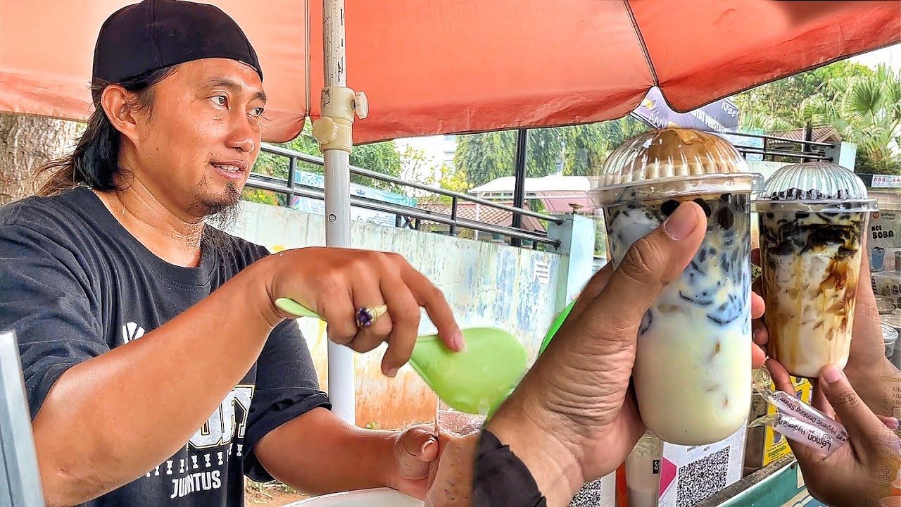 KATANYA ABANG INI INTEL POLISI NYAMAR JUALAN ES DAWET??👮🚔 - Es Dawet Ireng JJ