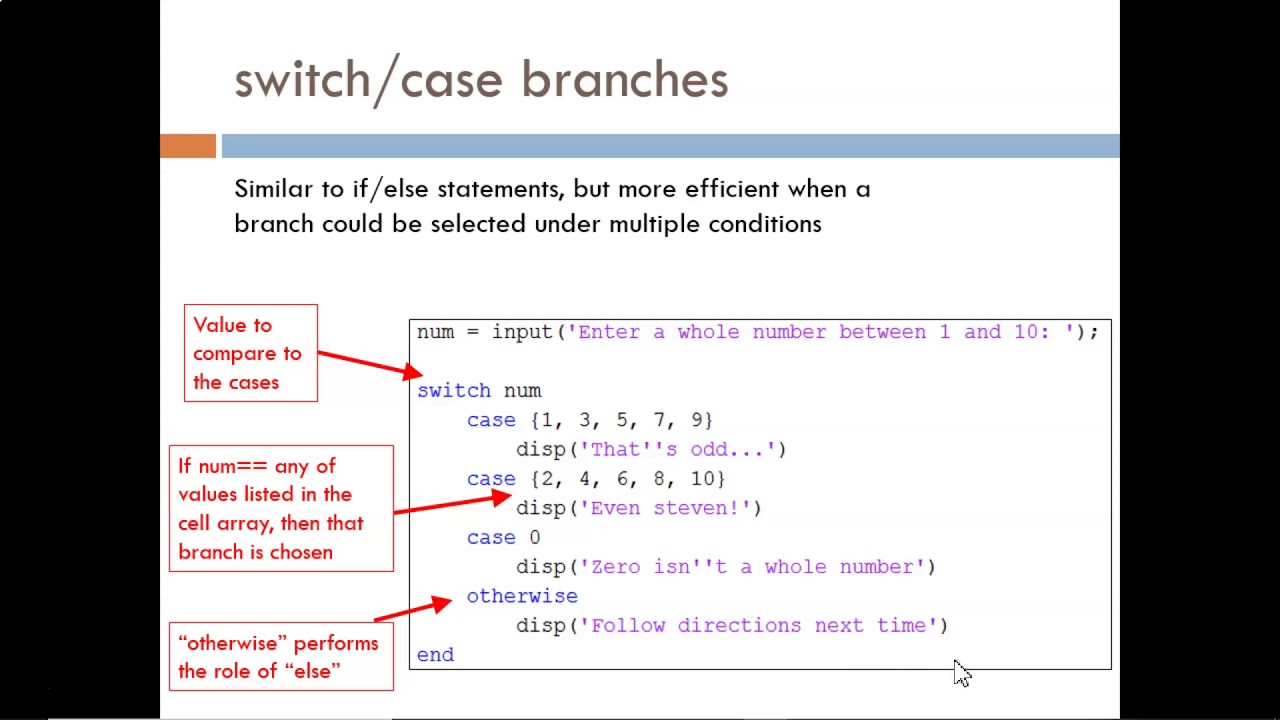 6.4 switch/case and try/catch - YouTube 6.4 Switch/Case And Try/Catch - Youtube