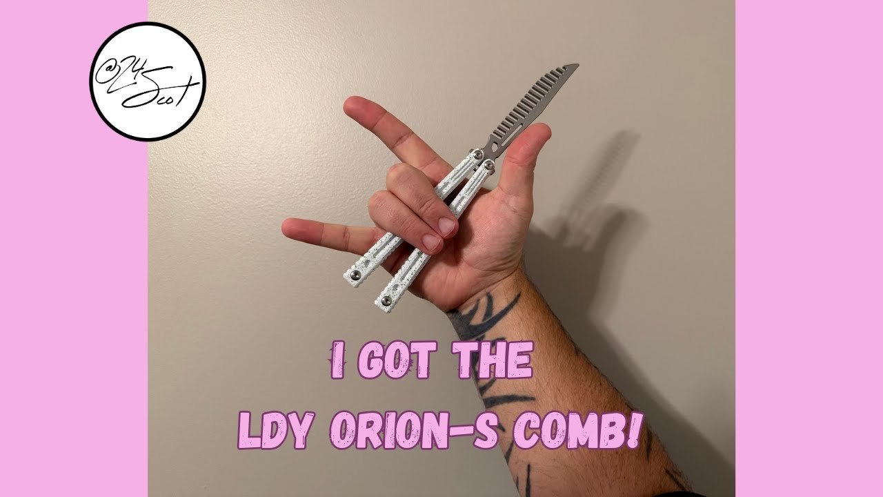 LDY Orion-S Comb, Desk Tour & Balisong Review