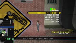 [34:41] Tony Hawk's Underground 2 speed run Classic normal Any%