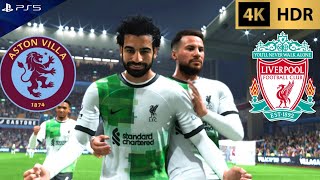 FC 24 - Aston Villa vs. Liverpool | Premier League 23/24 Full Match | PS5™ [4K60]