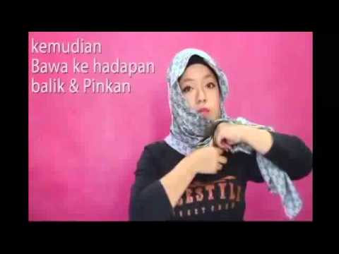 tutorial hijab yang cantik buat muka bulat YouTube