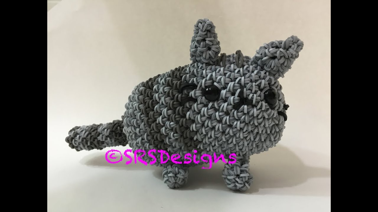 Pusheen Tutorial Rainbow Loom Loomigurumi/Amigurumi Hook ...