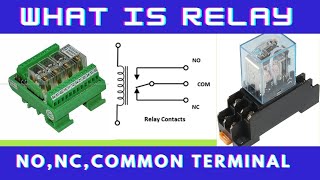 What is relay | What is No,NC and common terminal in relay |