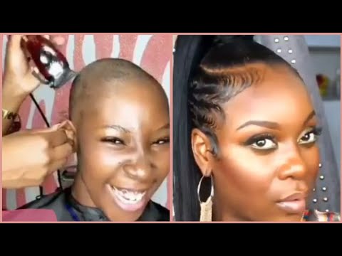 A great style to mask Alopecia  YouTube