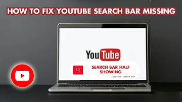 How to fix Youtube Search Bar Missing | Youtube search bar half showing issue 2025 Easy Solution