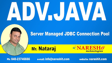 Server Managed JDBC Connection Pool | Advanced Java Tutorial |  Mr.Nataraj