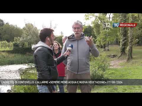 LAGHETTO DI CONTOVELLO: L'ALLARME «SEMPRE MENO ACQUA E NUOVA VEGETAZIONE» | 17/09/2024