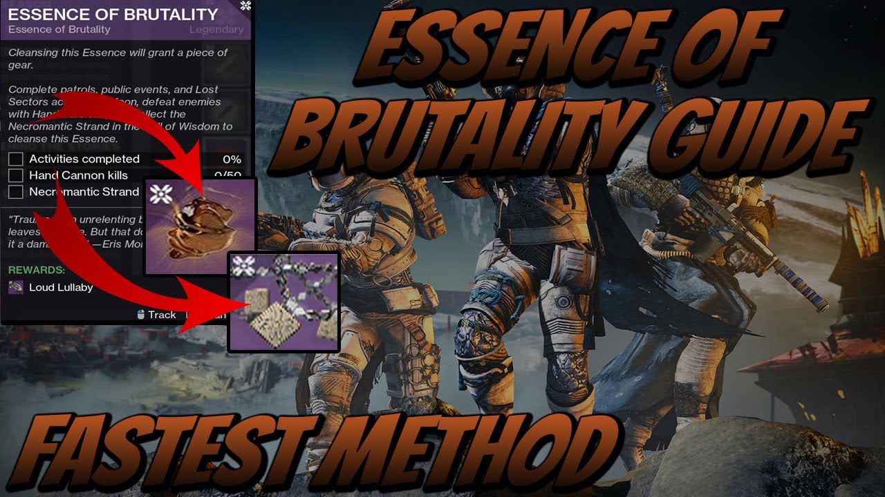 Essence of Brutality Guide! Fastest Method (Destiny 2 Shadowkeep)