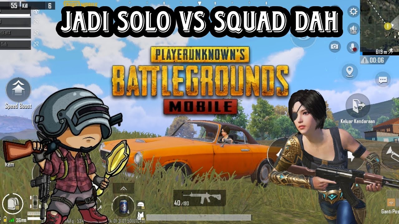 Jadi Solo VS Squad Dah Bener Bener - Pubg Mobile - YouTube