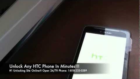 How to Unlock a HTC G2 for all Gsm Carriers using an Unlock Code