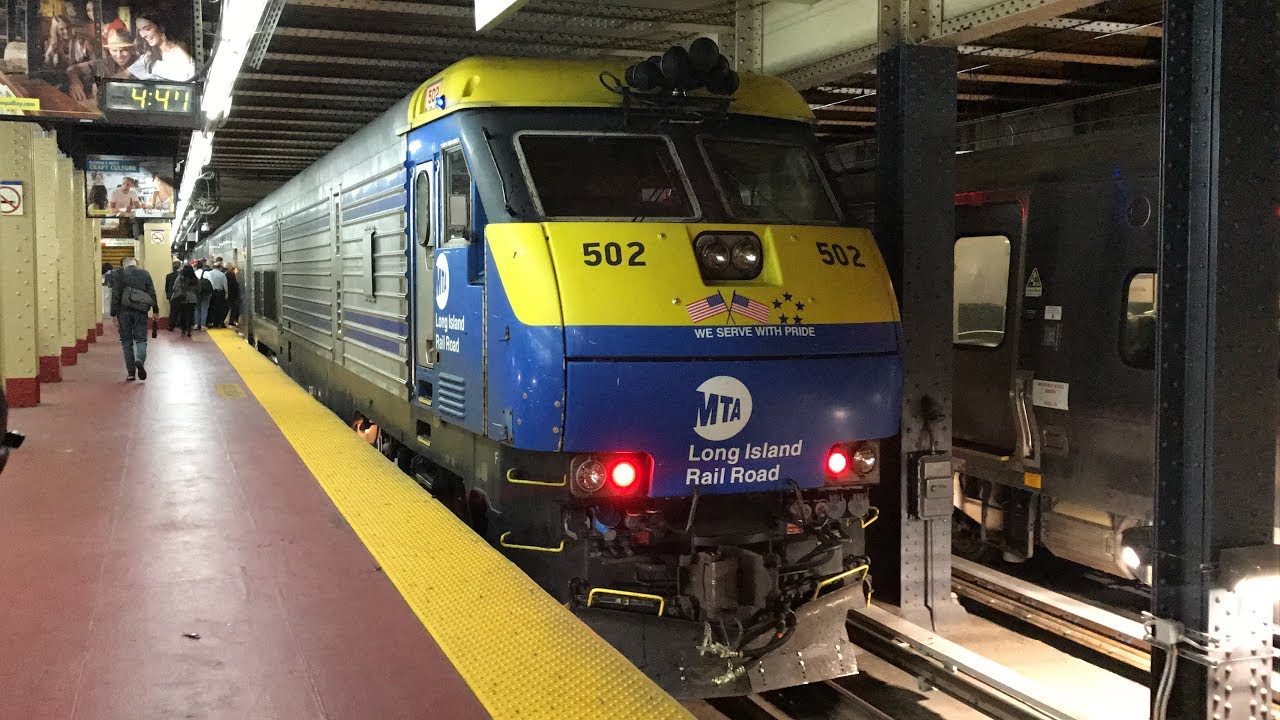 Long Island Rail Road EMD DM30AC C3 Bilevel Trains New York Penn