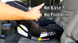 How To: Install A Car Seat Without A Base!