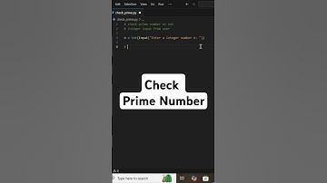 check prime number with python 🔢💡  #python #pythonforbeginners #pythonprogramming  #coding