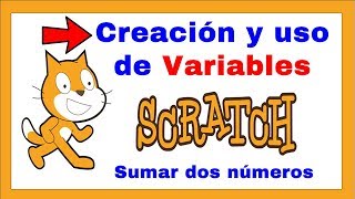 🛑⭐How to Use Variables in Scratch 3.0 | Add 2 Numbers
