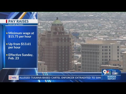 City of El Paso raises minimum wage for its employees
