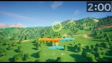 2-Minute Sky High Airplane Race Countdown Timer | Thrilling Flight! ✈️🏁